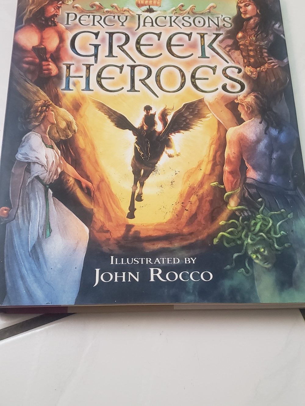 Signed "Percy Jackson's Greek Hero" hardcover edition
